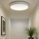 Plafón LED 36W Circular Metal Ø40 cm 3000K-4000K-6000K Seleccionable Philips Driver 4500lm CRI 85 No Parpadeo