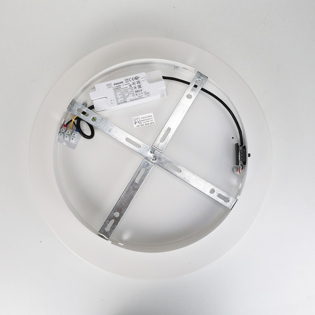 Plafón LED 36W Circular Metal Ø40 cm 3000K-4000K-6000K Seleccionable Philips Driver 4500lm CRI 85 No Parpadeo