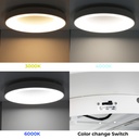 Plafón LED de Diseño 40W Circular Metal Ø50 cm 3000K-4000K-6000K Seleccionable Philips Driver 5000lm CRI 85 No Parpadeo 