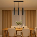 Lámpara colgante triple tubos estilo minimalista "VARILLA" - GU10 30cm