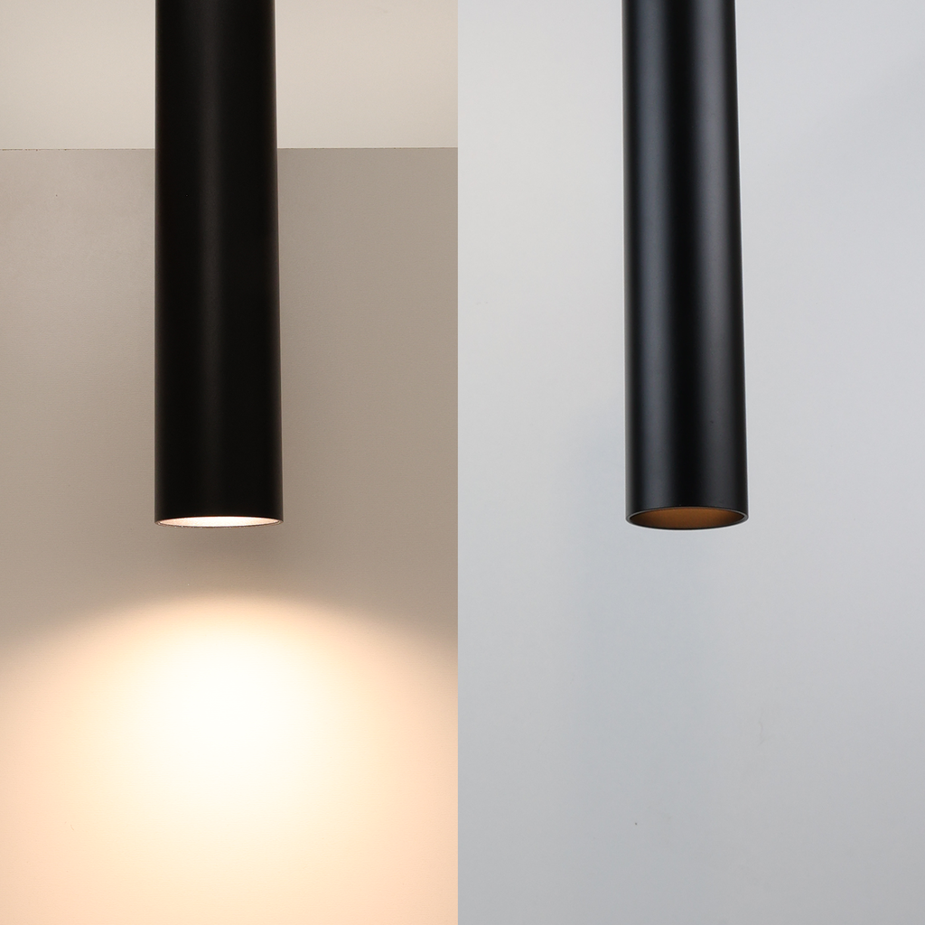 Lámpara colgante con cuádruple tubos estilo minimalista "Parma" - GU10 30cm