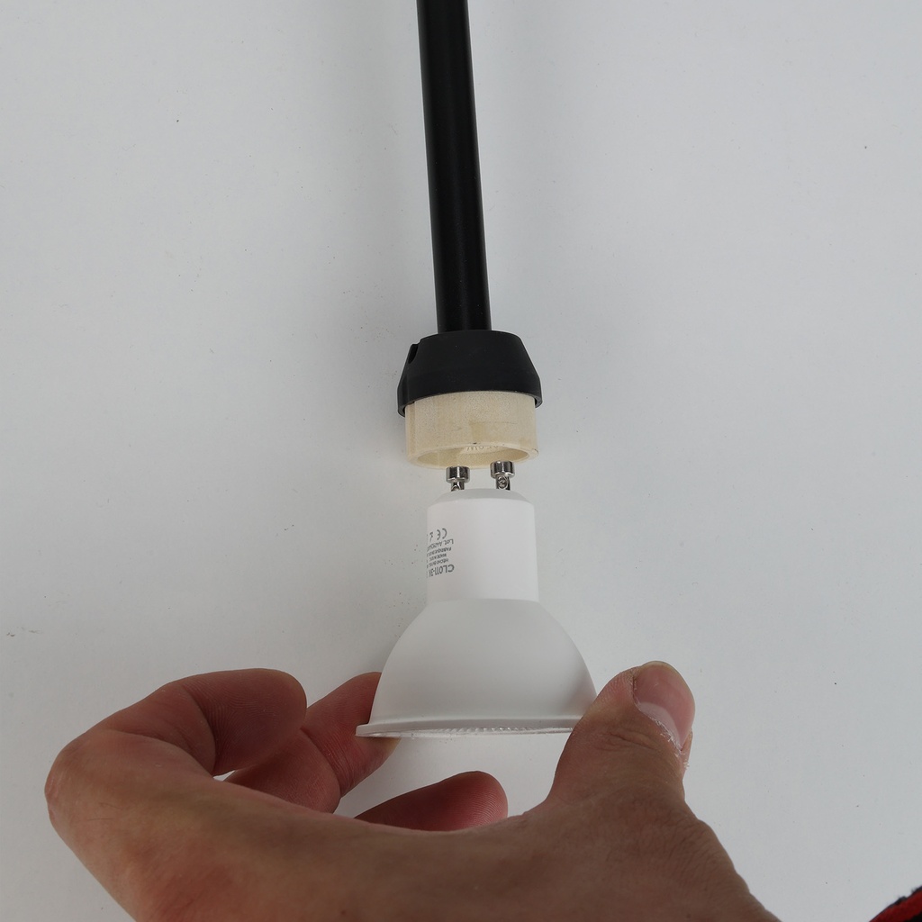 Lámpara colgante con cuádruple tubos estilo minimalista "Parma" - GU10 30cm