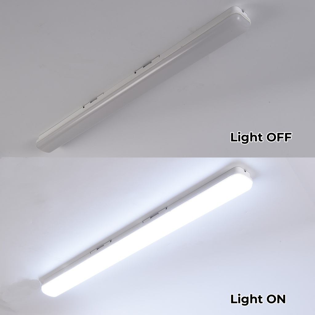 Pantalla estanca LED Luminaries lineal enlazable exterior  90cm 45W IP65 6000K 