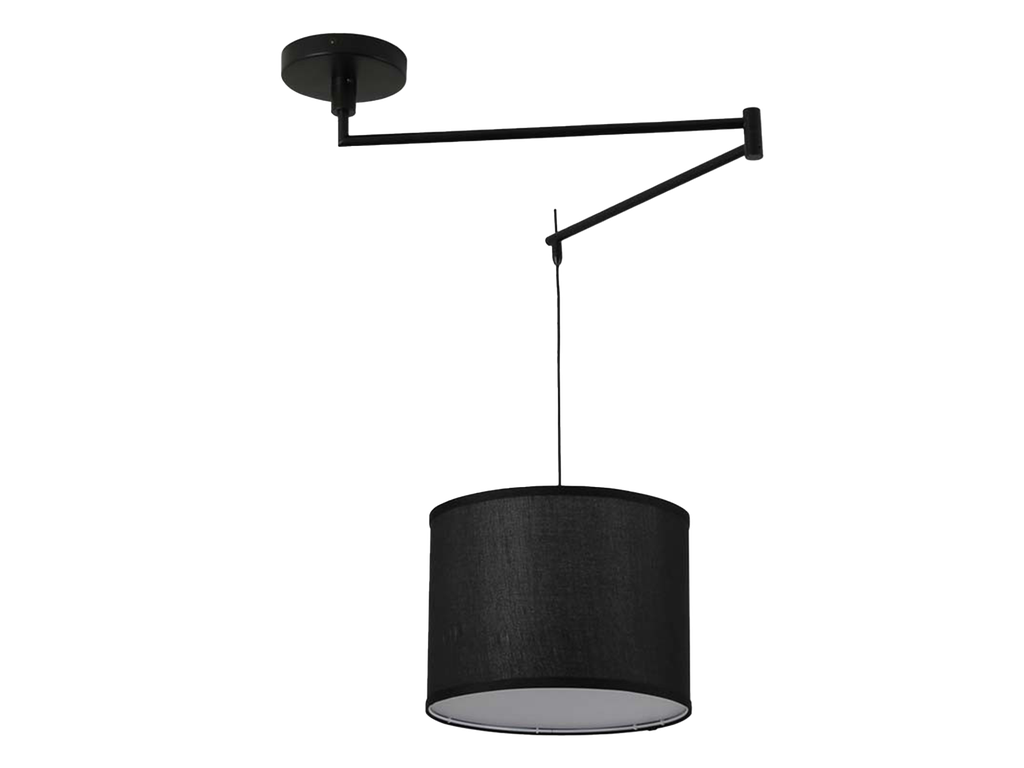 Articulated E27 Ceiling Pendant Lamp with Swivel Arm "NICO"