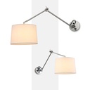 Cylindrical wall light with classic and articulated design "SWING" E27