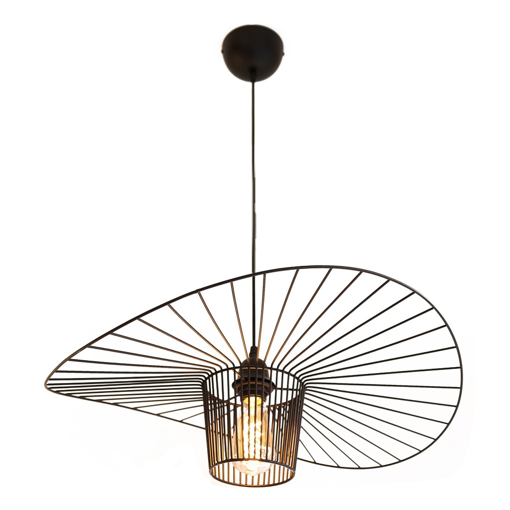 Lampada a sospensione in metallo Ø60cm "Chapeau"