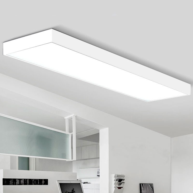 Slim LED surface panel 120x30 cm - Philips driver - 44W - UGR19 - With mounting kit
