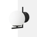 Aplique de Pared con Bola de Cristal "ESFERA" E27 G45