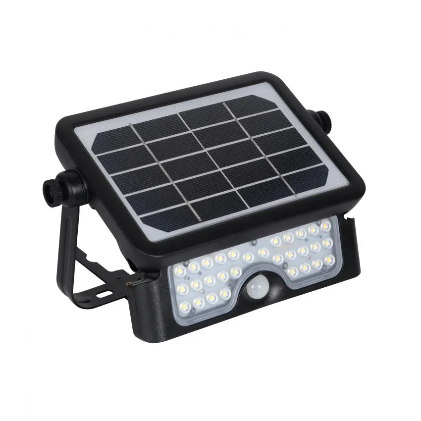 5W IP65 Solar LED Floodlight with PIR Motion Sensor 4000K