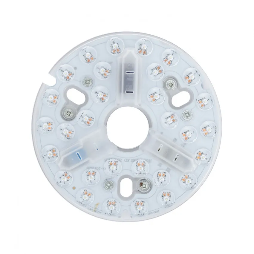 Lampada di ricambio per ventilatore da soffitto a LED 15W 220V CCT PCB Ø135 mm con magnete