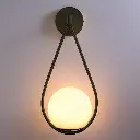 Applique con sfera di cristallo "DROP" - E27 G45