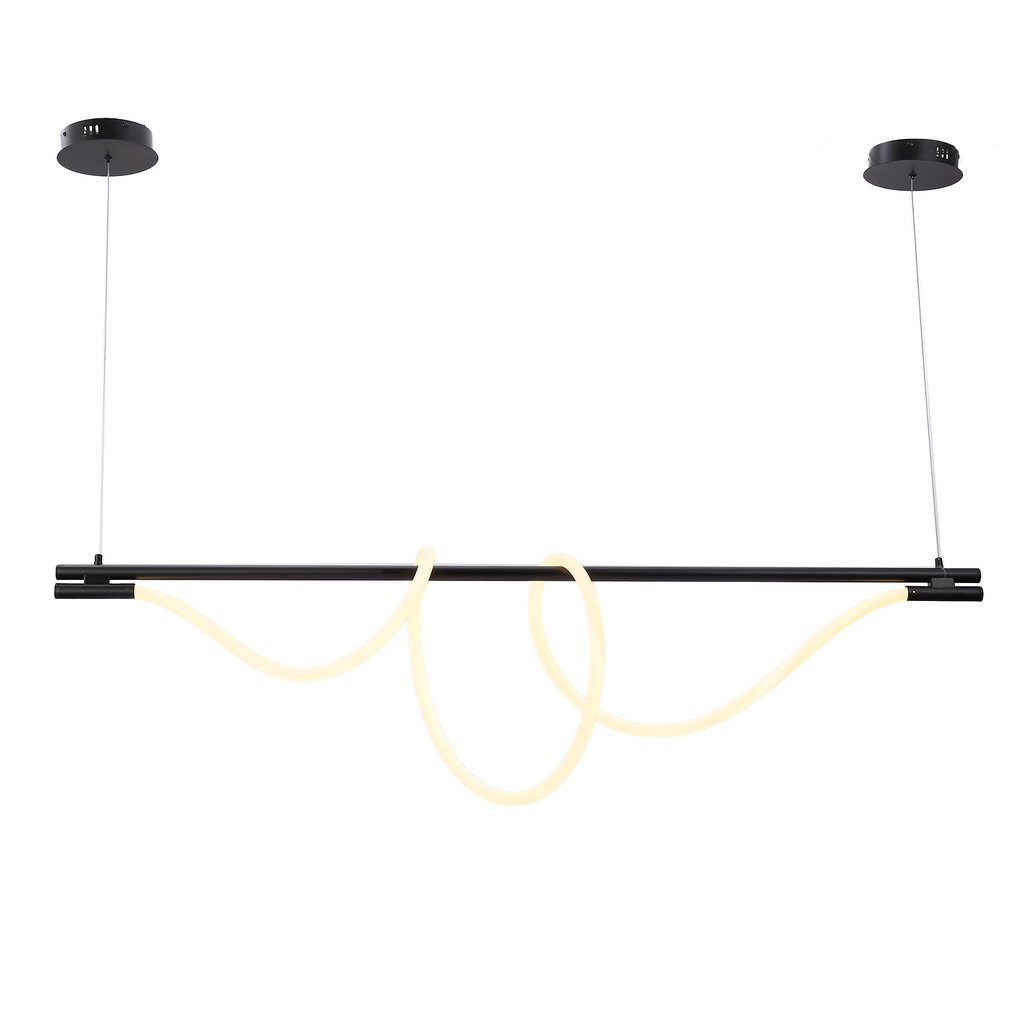 Moderne gewellte Neon-Pendelleuchte "SALSA" - 360º - 45W - 4000K Neutralweiß
