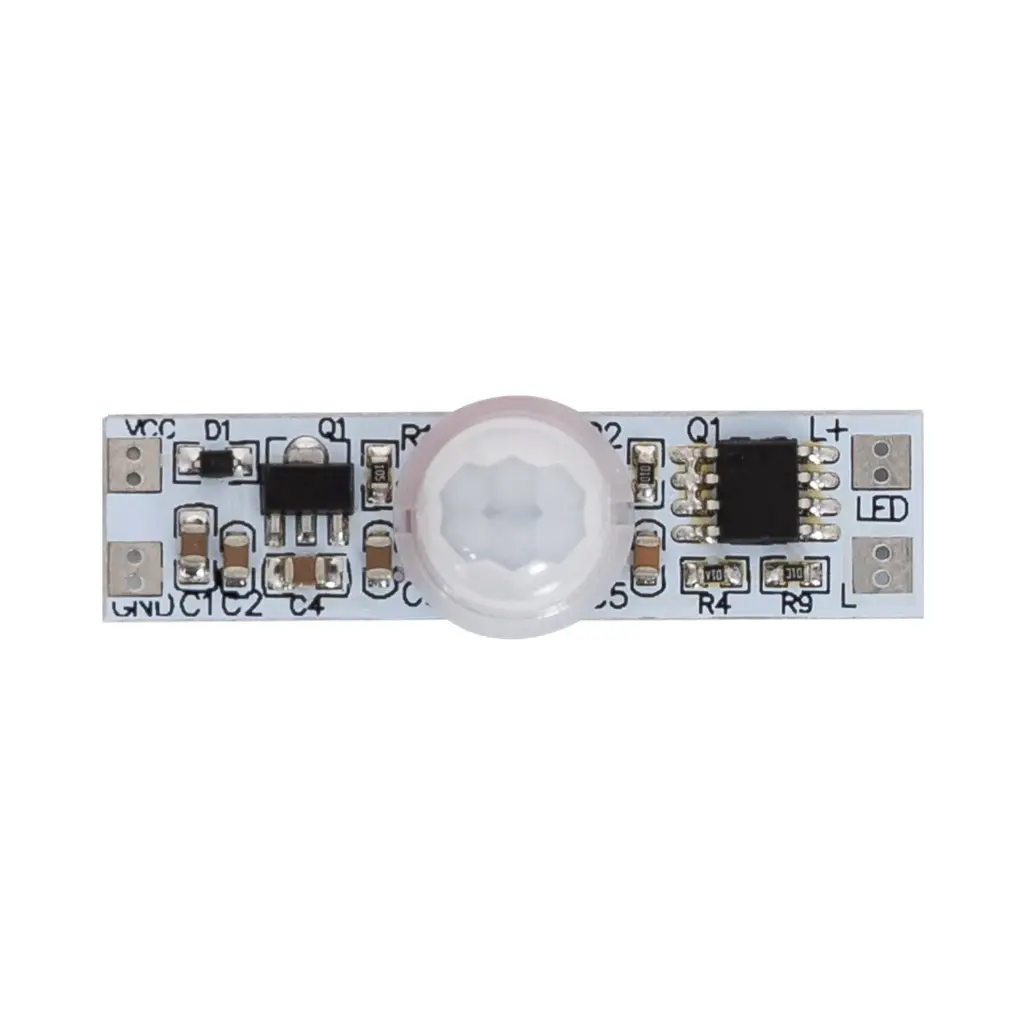 Sensor de Movimiento PIR Mini 180º 12/24V