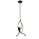  "FORMIGA" black pendant lamp, retro industrial style, adjustable height, E27, ideal for restaurants, cafes and bars.