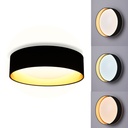 Lampada da soffitto a LED con paralume in tessuto Ø40cm 3000K-4000K-6000K 30W "Stellar"