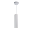 Lámpara Colgante de Techo Moderno Aluminio Minimalista en Forma de Tubo 20cm con Portalámpara GU10, Altura Ajustable "LAON"