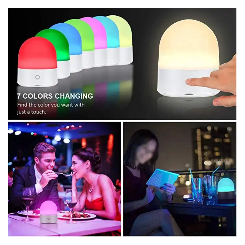 Luminária portátil LED RGB "Compi" - Touch - 3W - IP44