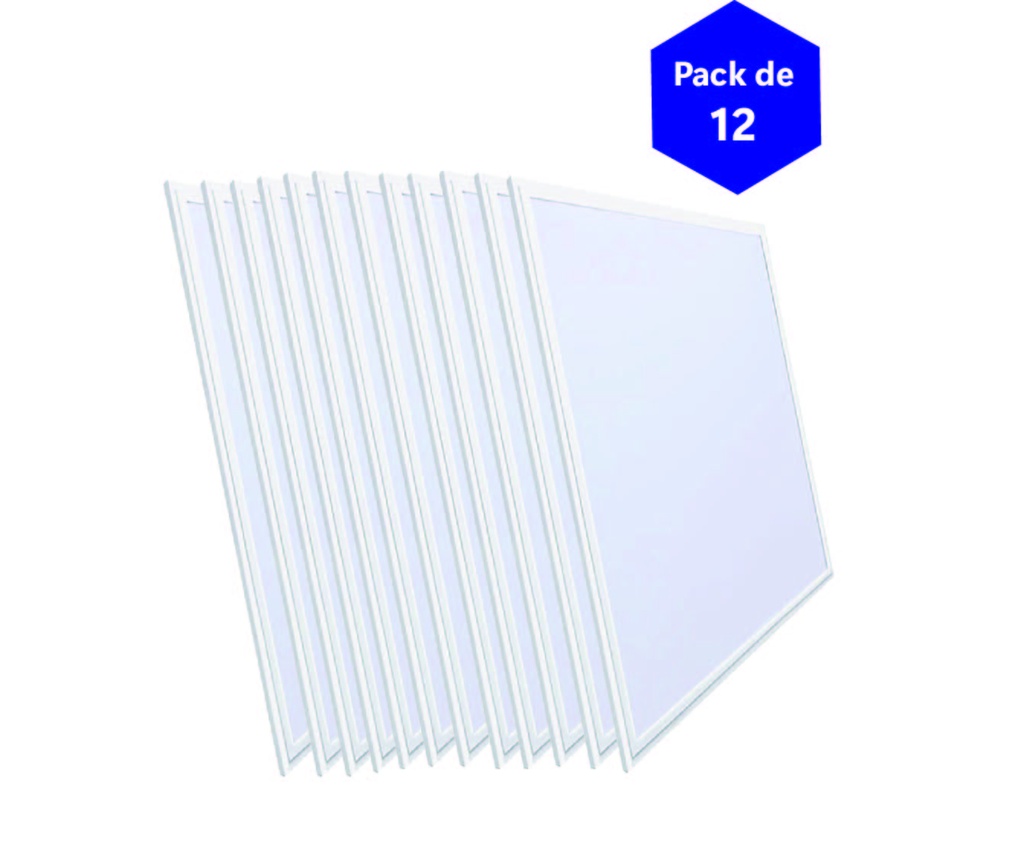 Pacote com 12 painéis de LED 60*60cm Potável 44W 90lm/W com driver Philips Estilo Slim UGR19