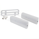 Pack of 2 AutoTest Emergency Lights 3W 265LM 3hrs of autonomy permanent/non-permanent mode