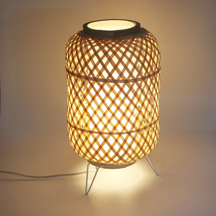 Wicker table lamp "SAKURA"