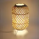 Lampe de table en osier "SAKURA"