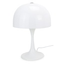 Lampada da tavolo moderna con 3 luci G9, paralume in acrilico bianco e base in metallo "MEDUSA" G9*3