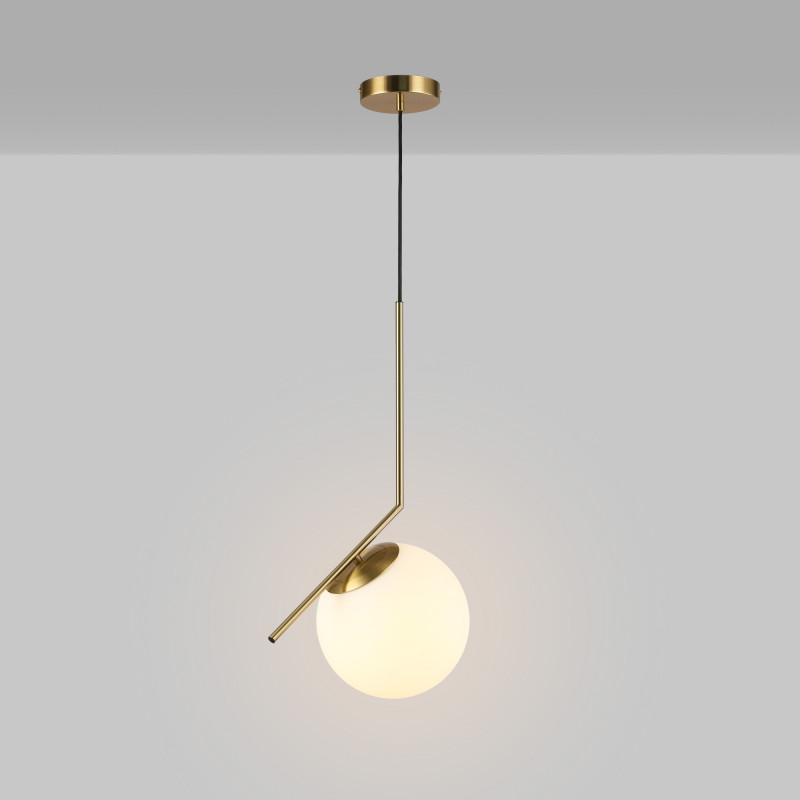 Luminária Pendente Bola de Cristal "LUA" - E27 ø 22cm