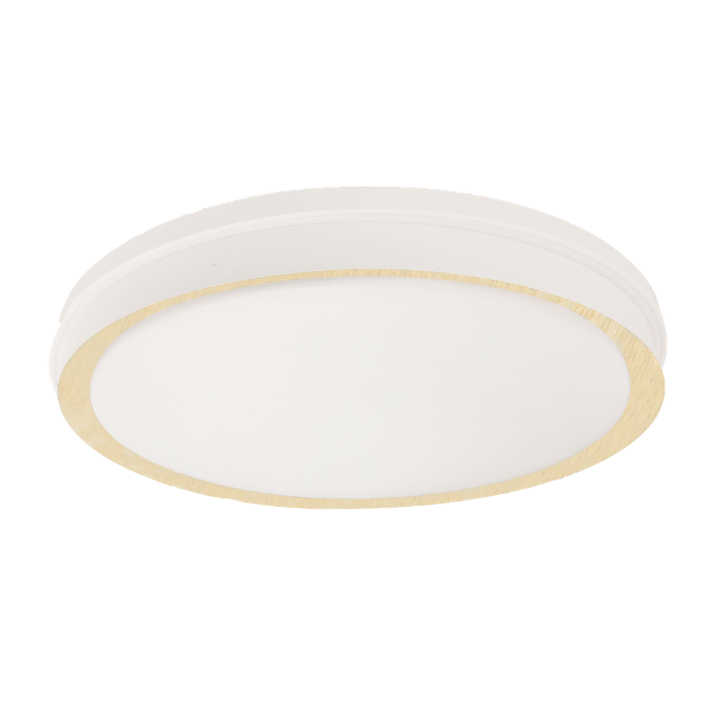 Anuar 60w 3000-4200-6500k White/beech Ceiling Light 7.5x50x50cm 5400lm Remote Control and Memory