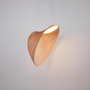 Lampára colgante de diseño en madera "Ilya" - 32W - ø 80cm