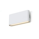 Aplique de Pared Exterior/Interior LED 12W Aluminio Rectangular Iluminación Arriba y Abajo 175mm IP54"SAFATA"  Blanco 