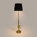 Floor Lamp - Gun Style Living Room Lamp - Modern Metal in Gold and Silver "M16" Height 168cm