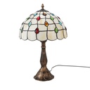 Lampada da tavolo "VALENTINA" ispirata a "Tiffany" - Ø 30cm