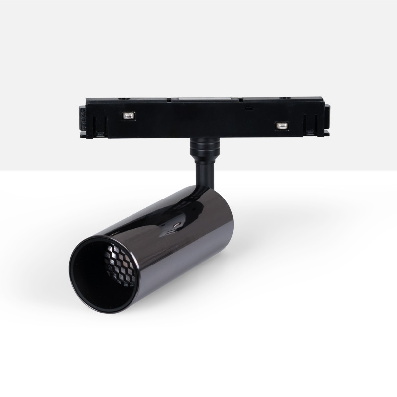 Foco LED 7W para Carril Magnético 48V DC – Chip OSRAM – Ángulo 24° – 2700K Luz Cálida – Interior IP20