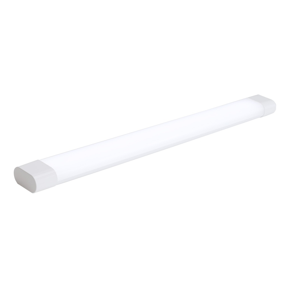  Regleta LED Techo/Pared Luminaria Lineal 60cm 18W Superficie Fácil de Limpiar Alta Luminosidad Iluminacion Para Cocina, Garaje 