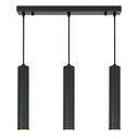 Lámpara colgante triple tubos estilo minimalista "VARILLA" - GU10
