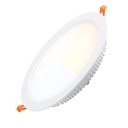 Downlight LED Circular Empotrable - Corte: Ø 190mm - 25W- Alta Efeciencia 115lm/w-IP20 Selector CCT 3000K/4000K/6000K