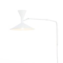 Luminária de Parede com Braço Articulado – Suporte Duplo (G9 Superior + E14 Inferior) – Soquete Integrado e Spot Giratório – Estilo Industrial e Moderno – "GAMA"