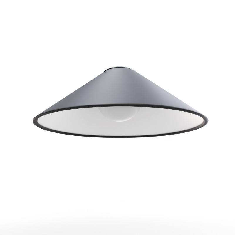  Lampada da soffitto ispirata a Vibia Plusminus, con lampada LED da 12W, illuminazione a diffusione diretta per nastro isolante, Ø40 m, 48V