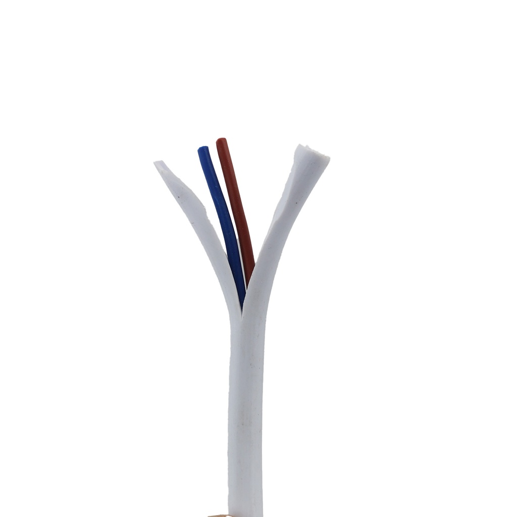 Cabo Elétrico Redondo de PVC 2x0,75 mm², 220V para Lâmpadas, por Metro