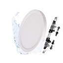 Plafón LED 18W CCT Ø225mm IP44 Empotrable o Superficie – Luz Seleccionable 3000K/4000K/6000K