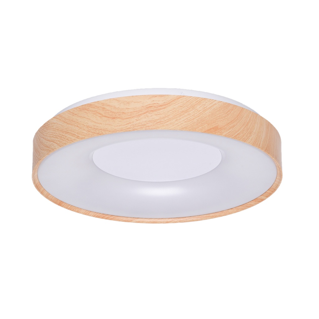Plafón LED 30w CCT 3000K-4000K-6000K IP20 Efecto Madera diametro 40cm