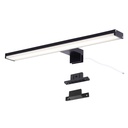 Aplique de pared LED para baño, espejo y mueble, diseño slim IP44, 10W, 40 cm, en aluminio con luz blanca neutra de 4000K