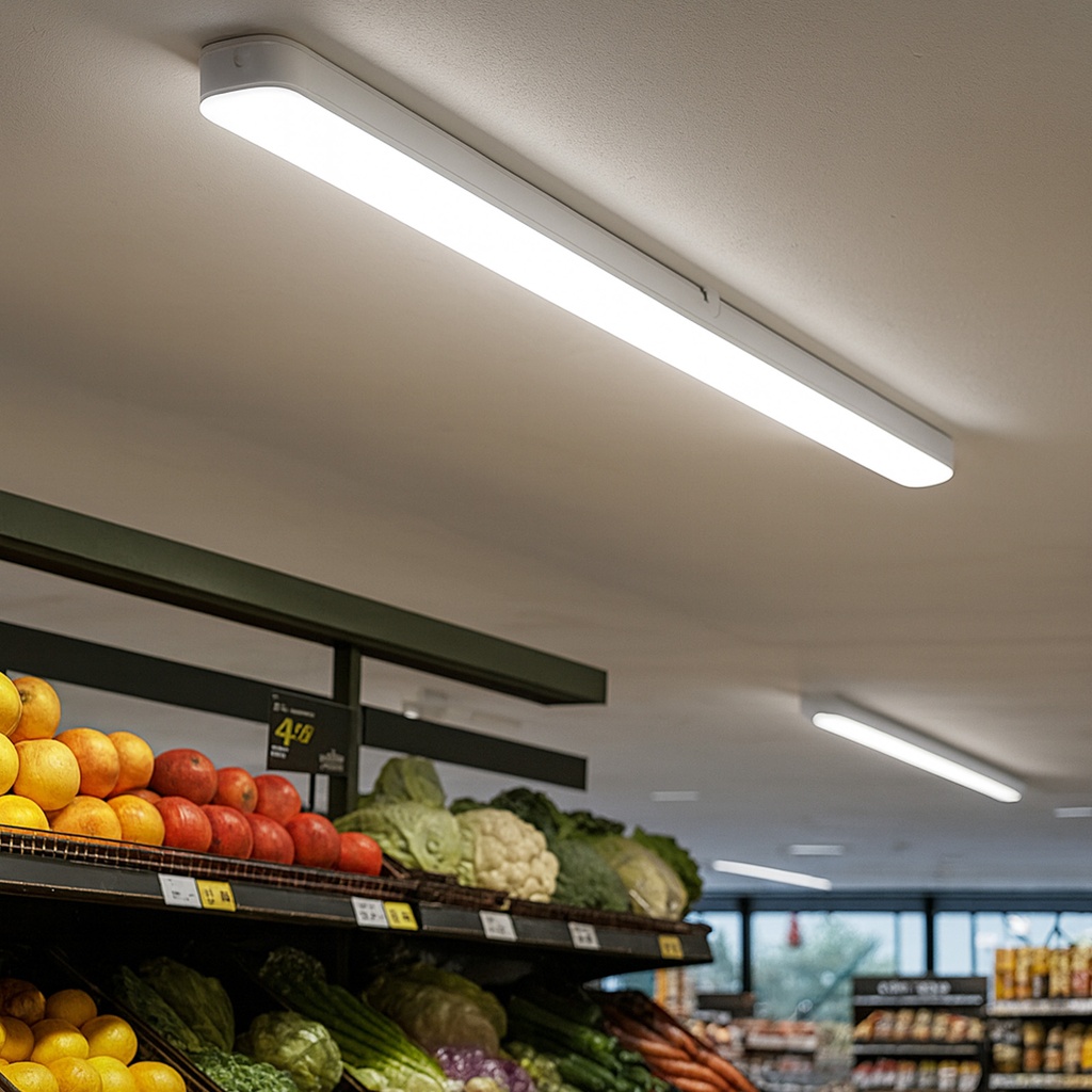  LED Langfeldleuchten 90cm 45W IP65 6000K