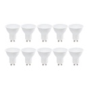 ALPINALUZ Pack of 10 LED Bulbs GU10 7W 120º SMD2835 770lm 220V No Flicker/Flickering 6000K Cool White