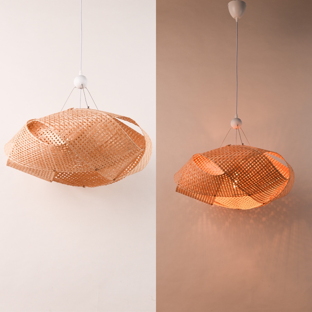 Lámpara colgante de mimbre E27 "ABEJA"