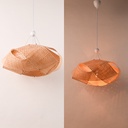 Lámpara colgante de mimbre E27 "ABEJA"