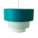 Lampada a sospensione tessile a tre livelli in colori E27 Diametro 38cm*30cm "NIVELA"