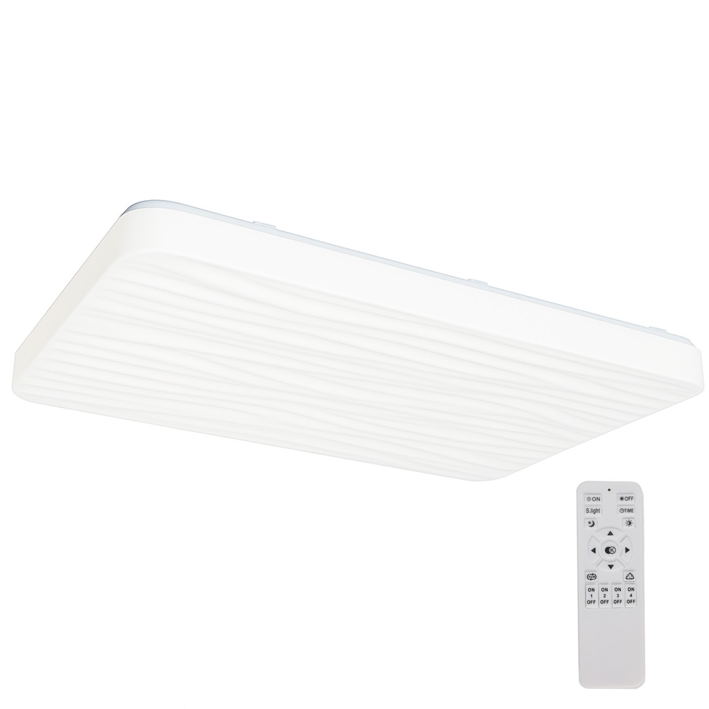 Luminária de teto LED 945*645*75mm AC230V 90W, CE ROHS CCT 3000-4000-6000K com controle remoto