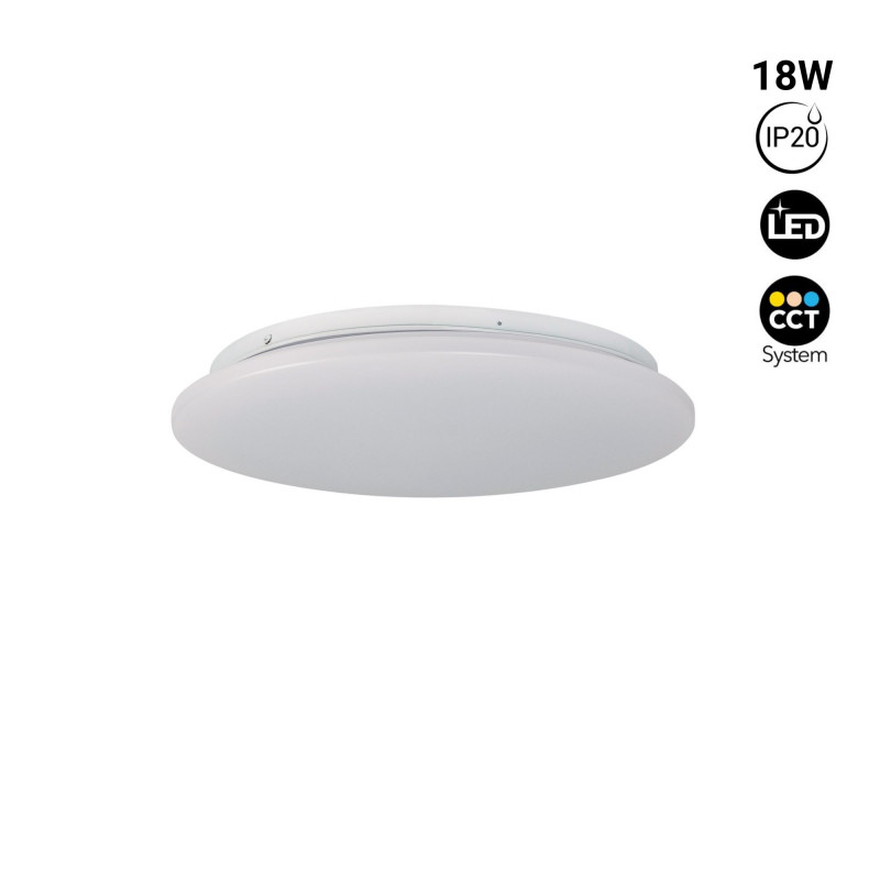 Circular LED surface-mounted ceiling light 18W CCT - Ø35cm - 1470lm - IP20