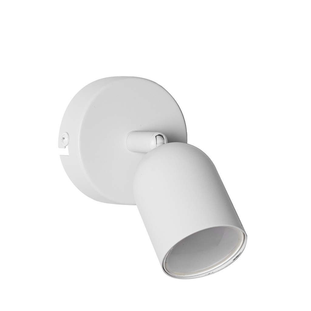 Aplique de pared moderno de metal con foco orientable GU10 "EKA"